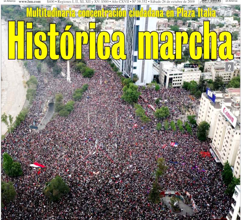 LA MARCHA MAS GRANDE DE CHILE